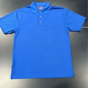 Champions Tour Official Short Sleeve Polo Style Shirt Medium Blue